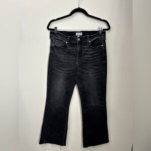 Sneak Peek Wide Leg Frayed Hem